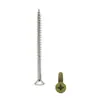 Parafusos Auto-atarraxantes Phillips Cabeça Escareada Cor Zinco Branco, Parafusos para Madeira com Ponta Afiada, Parafusos Phillips para Marcenaria M5*70