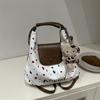Bolso de Hombro Estilo Coreano Casual Gran Capacidad Bolso de Axila de Estilista 2024 Nuevo Mochila Colorida de Puntos Ondulados Slack