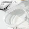 Bolsa de Armazenamento Transparente para Cabos de Dados, Mini Bolsa Display à Prova de Poeira para Figuras, Bolsa Portátil, Caixa de Armazenamento para Fones de Ouvido, Bolsa Organizadora