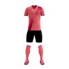 Venta al por mayor rápida Ropa de entrenamiento para escuela primaria Camiseta Personalizada Estudiantes universitarios Absorbente de sudor Transpirable Traje de fútbol transfronterizo para hombres