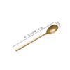 Juego de tres piezas de cuchillo y tenedor de acero inoxidable 304 transfronterizo, cuchara de estilo coreano, juego de cuchillo y tenedor para carne con mango cuadrado dorado chapado en titanio