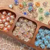 Bolo Saia Estilo Quadrinhos Contas de Vidro Transparente Contas Soltas DIY Pulseira Feita à Mão Colar Material para Contas