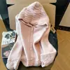 Cárdigan chaqueta con capucha calada estilo coreano, nuevo cárdigan de punto liso para primavera y otoño para mujer, top suave y acogedor para mujer