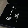 Anillo Abierto de Cadena con Personalidad Mariposa Estilo Francés para Mujer, Diseño de Nicho de Moda con un Toque de Lujo, Moda Minimalista Popular en Internet