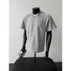 Camiseta de Manga Corta de Peso Pesado Estilo Americano, Hombro Normal, Corte Recto para Hombre, Estilo Verano, Marca Trendy Casual para Parejas, Fresca y Única de Media Manga