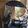 Triciclo Elétrico Phoenix Capota de Chuva para Carro Capa Transparente para Chuva Capota para Idosos no Trajeto para Casa Carro Pequeno Capota de Chuva Totalmente Fechada
