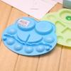Paleta de Plástico para Pintura Infantil Rana Pequeña Herramienta para Colorear Paleta 3003 Forma de Rana de Dibujos Animados Acuarela