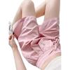 Pantalones Cortos de Seda de Hielo, Algodón y Lino para Mujer, Ropa de Verano Exterior, Pantalones Petite Yamamoto, Adelgazantes, Holgados, Casuales, a la Rodilla
