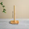 Entrega Transfronteiriça de Porta-Toalhas de Papel de Bancada de Bambu Porta-Toalhas de Papel de Cozinha Japonês Rack de Armazenamento Vertical de Bambu Natural para Filme Plástico