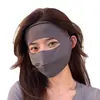 Máscara de Protección Solar Facial Completa para Mujeres, Protección UV de Verano, Mascarilla Facial de Seda de Hielo, Máscara para Conducir, Protector Facial Facekini