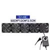Ventilador 12cm 220V Host Silencioso Grande Volume de Ar Ventilação de Gabinete Suporte para Flores Suculentas Ventilador de Resfriamento Ajustável Velocidade Exaustão