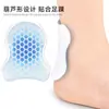 Protetor de Esqui Adesivo em Forma de Cabaça Gel Autoadesivo Acessório para Bota de Esqui Acolchoamento Macio Anti-Desgaste Absorvente de Choque Patch para Calcanhar