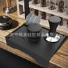 Alfombrilla de silicona para prensar café, almohadilla antideslizante de silicona para accesorios de café, almohadilla para prensar polvo, almohadilla para equipo de mostrador de barra