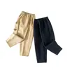 Pantalones infantiles Cotton Hall, forrados de polar, 10A antibacteriano, pantalones largos de polar tejido grado A, invierno, para niños y niñas, tallas mediana y grande