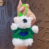 Llavero Colgante de Peluche de Cachorro West Highland de Dibujos Animados para Pareja, Muñeco, Colgante para Bolso, Llavero, Pequeño Regalo al por Mayor
