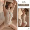 Lencería Sexy Kameixue, Atractivo Transparente Espalda Descubierta Perla Ropa de Dormir Atrevida 1804