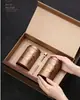 Caixa de presente de chá tamanho meio quilo duas latas pequenas e duas latas grandes caixa de chá caixa de presente de chá embalagem chá preto chá de rocha 0,1kg caixa de presente