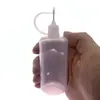 Botella de aguja sub-botella de maquillaje líquido botella de pigmento para tatuajes botella de agujero de alfiler botella de aceite esencial botella de plástico PE botella de boca puntiaguda botella dispensadora