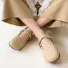 Zapatos Mary Jane Franceses para Mujer 2026 Nuevo Otoño Temperamento Versátiles de Corte Bajo Suela Suave Zapatos Retro de Abuela Tacón Grueso Zapatos de Salón