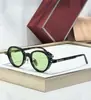 Jmm Clark Nuevas Gafas de Sol Redondas Transfronterizas con Clavos de Arroz Personalizadas Retro Moda Europea y Americana Tendencia Gafas de Sol Anti-UV