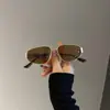 Nuevas Gafas de Sol para Conducir 2025 para Hombres, Gafas de Sol Retro de Alta Gama Anti-UV para Mujeres, Modelos de Celebridad de Internet de Metal de Doble Puente