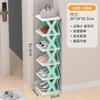 Sapateira Doméstica Rack de Armazenamento para Entrada Interior Pequeno Estreito Multicamadas Simples Armário de Sapatos para Dormitório de Estudantes Economizador de Espaço
