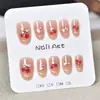 Armadura para Mano Nuevo Estilo Flor Ojo de Gato Color Nude Simple Combinable Blanco Fresco Rojo Libro Pegatina para Uñas