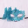 Máscara de Princesa para Mascarada de Halloween Parche Veneciano Pintado Máscara de Ojo para Fiesta para Hombres y Mujeres Estilo Flor Mariposa