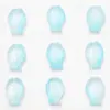Pingente de Vidro Sinfonia 10*14mm Peixe Pequeno Pingente de Vidro Cristal Contas Soltas Acessórios para Joias Artesanais DIY Atacado