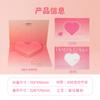 Declaração de Amor Dia dos Namorados Chinês Cartão de Cumprimentos 3D Pop-Up de Luxo para Casais Inglês Coração Formato Cartão em Branco Escrito à Mão