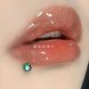 Uña de labio Diamante circón 5a uña de labio anillo de labio joyería piercing piercing oreja hueso uña titanio acero Nuevo