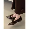 Zapatos de tacón de cuña peludos estilo vintage inspirados en Chanel para mujer, cálidos de invierno, de una sola tira, forro de felpa, tacón grueso, puntera cuadrada, boca poco profunda, zapatos de una sola pieza
