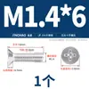 Tornillos de Acero Inoxidable 304 Estándar Nacional de Cabeza Plana Ranurada Tornillos de Cabeza Avellanada Pernos Pequeños Accesorios Completos M3M4-M10Mm