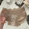 Bragas de encaje con estampado de leopardo, estilo francés, puras y sexys, de cintura media para mujer, con fuelle extendido, bragas de triángulo finas para niñas