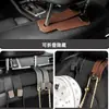 Gancho para Coche, Mejora del Respaldo del Asiento del Coche, Gancho Doble Oculto, Gancho de Almacenamiento de Bolsa Trasera para Coche de Cuero de Ante