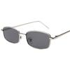 Caja Pequeña de Seda Dorada para Gafas de Mujer Estilo Retro Pi Shuai Hong Kong Gafas Planas para Miopía con Montura Estrecha Gafas de Moda para Hombre