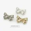 Botones Retro Metálicos Plateados Tridimensionales de Lazo para Suéteres de Mujer, Abrigos, Botones Decorativos para Trajes y Chaquetas, Botones Versátiles