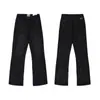 Marca de moda de comércio exterior transfronteiriço Gallery dept jeans retro desgastado com respingos de tinta high street calça de perna reta perna larga masculino