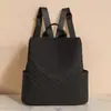 Mochila Acolchoada Transfronteiriça Feihong, Grande Capacidade, Alto Valor Estético, Mochila Bordada, Mochila Portátil Moderna e Versátil