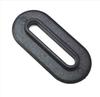 Hebilla de anillo ovalado línea de coche hebilla cuadrada bolsa de brazo de goma blanda hebilla de costura de coche accesorio para bolso de mano equipaje ropa hebilla rectangular