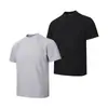 Nueva camiseta informal de manga corta con cuello redondo, tendencia de verano para hombre, una camiseta estampada elegante y versátil de corte ajustado para hombres jóvenes.