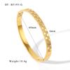 Europeo y Americano Versión Ancha Moda Circonita Doble Fila Geométrico Cuadrado Pequeño Acero de Titanio Ajedrez Pulsera Simple para Mujer Exquisita
