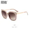 39010 Gafas de Sol de Moda Europeas y Americanas para Mujer, Gafas de Sol de Metal, Gafas de Sol Anti-UV Sudamericanas Transfronterizas al por Mayor