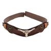 Accesorios de cuerda hechos a mano para bricolaje, cuerda de cáñamo tejida, decoración de cabeza de vaca, estilo étnico retro para hombre y mujer, accesorios decorativos para sombrero