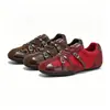 Zapatos de Entrenamiento Antideslizantes de Suela Blanda Alemanes para Mujer, Otoño 2026, Hebilla Cuadrada Doble de Metal, Superficie de Cuero Retro, Bloques de Color, Zapatos Versátiles para Mujer