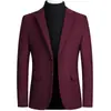 2026 Nueva Chaqueta de Lana para Hombre Traje Corto de Lana Traje de Comercio Exterior Transfronterizo Cuello de Traje Chaqueta para Hombre