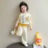 Conjunto de Ropa de Otoño para Niñas 2026 Nuevo Super Caliente Ropa Infantil Temporada de Primavera y Otoño Bebé Niña Super Bonita Elegante Ropa Deportiva