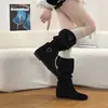 Botas retro de ante de media pantorrilla con aumento interno de altura para mujer, nuevas botas de moda ajustadas sin cordones, punta fina y tacón de bloque, otoño e invierno 2026