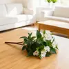Plataforma Transfronteiriça Mais Vendida Flores Artificiais Phlox, Flores Artificiais Multicoloridas para Decoração, Flores Artificiais para Decoração de Casa e Exterior