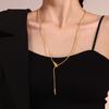 Collar de Acero Inoxidable con Cabeza de Serpiente No Ajustable para Mujer, Estilo Chic de Moda Transfronteriza, Accesorio de Cuello Único y Elegante, Exclusivamente para Ventas Transfronterizas